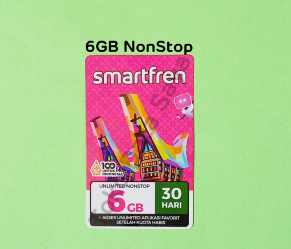 Voucher Kuota Data Smartfren 6GB NonStop