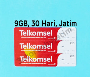 Voucher Kuota Data Telkomsel 9GB, 30 Hari (New Kuota)