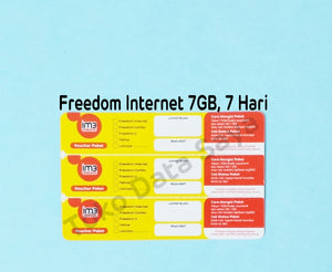 Voucher Kuota Data Indosat Freedom Internet 7GB, 7 Hari ORI